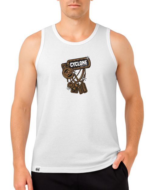 (LANÇAMENTO) Regata Cyclone Gold Chains Metal