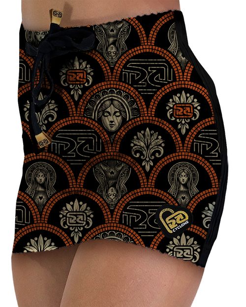 (LANÇAMENTO) Saia Cyclone Veludo Faith Style Heavy