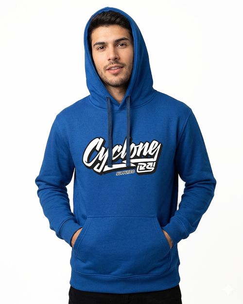 (LANÇAMENTO) Casaco Cyclone Canguru Fechado Assinatura Vintage