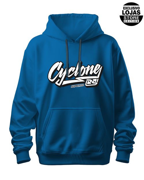 (LANÇAMENTO) Casaco Cyclone Canguru Fechado Assinatura Vintage