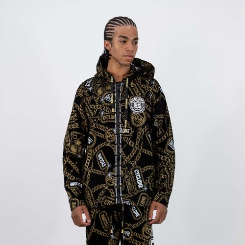 (LANÇAMENTO) Jaqueta Cyclone Veludo Gold Chains
