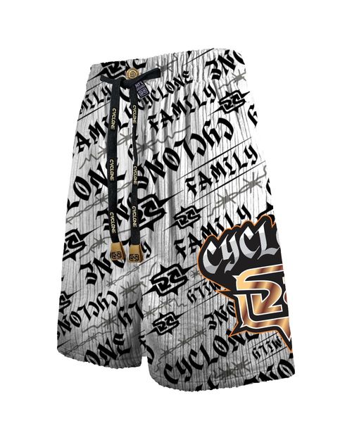 (LANÇAMENTO) Bermuda Cyclone Veludo Gothic - BRANCO