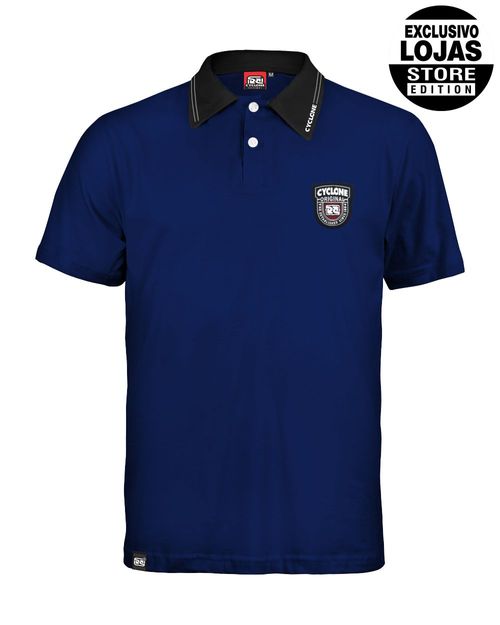 Camisa Cyclone Polo Stretch Skate Club - ROYAL