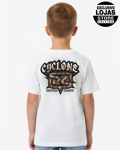 (LANÇAMENTO) Camisa Infantil Cyclone Gothic Metal