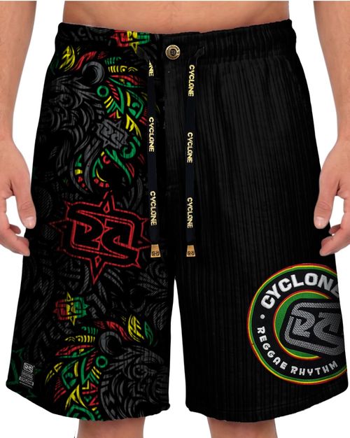 (LANÇAMENTO) Bermuda Cyclone Veludo Reggae Lion