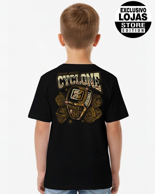 (LANÇAMENTO) Camisa Infantil Cyclone Rings Metal