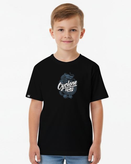 (LANÇAMENTO) Camisa Infantil Cyclone Banzai Retrô Metal