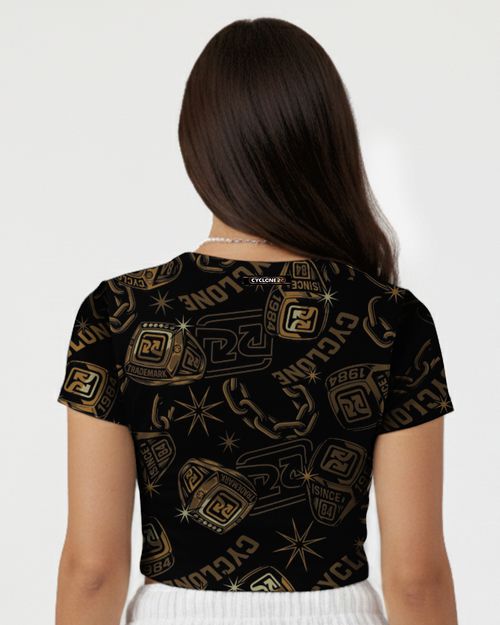 (LANÇAMENTO) Blusa Cyclone Dif Cropped Full Rings