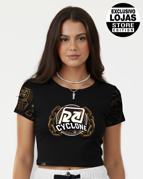 (LANÇAMENTO) Blusa Cyclone Dif Cropped Full Rings