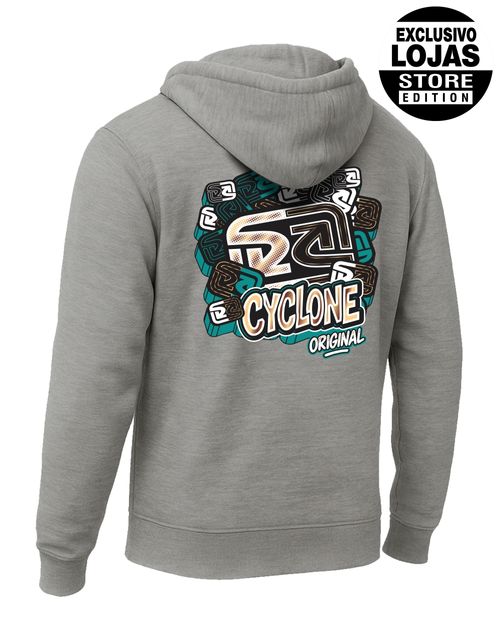 Casaco Cyclone Canguru Edge Metal - MESCLA CLARO