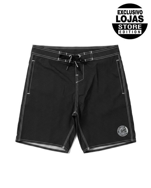 (LANÇAMENTO) Bermuda Cyclone Água 17" Flex Hibrida Surf - PRETO