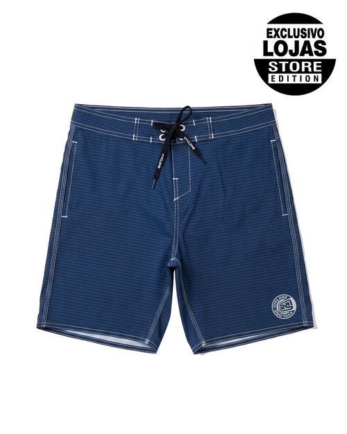 (LANÇAMENTO) Bermuda Cyclone Água 17" Flex Hibrida Surf - AZUL