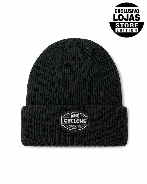 (LANÇAMENTO) Gorro Cyclone Canelado - PRETO