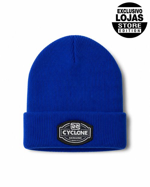 (LANÇAMENTO) Gorro Cyclone Canelado - AZUL