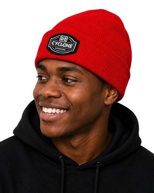 (LANÇAMENTO) Gorro Cyclone Canelado - VERMELHO