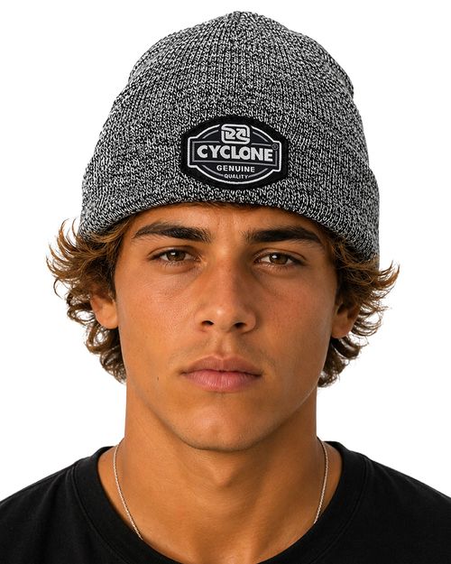(LANÇAMENTO) Gorro Cyclone Canelado - CINZA MESCLA
