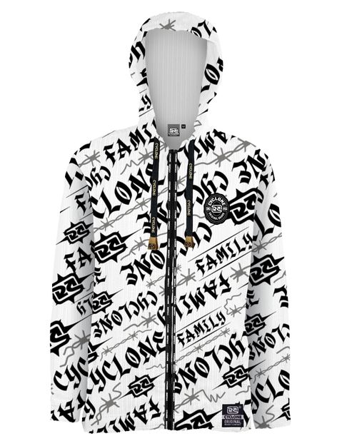 (LANÇAMENTO) Jaqueta Cyclone Veludo Gothic - BRANCO