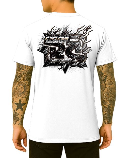 (LANÇAMENTO) Camisa Cyclone Blackout Metal - BRANCO