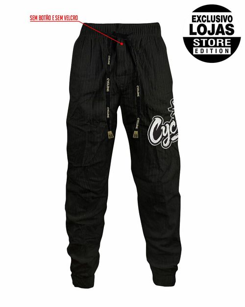 (LANÇAMENTO) Calça Cyclone Veludo Basket Graffiti - PRETO