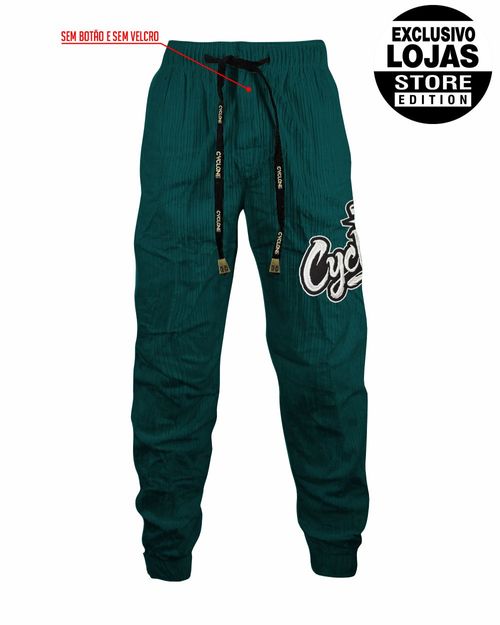 (LANÇAMENTO) Calça Cyclone Veludo Basket Graffiti - AZUL PETROLEO