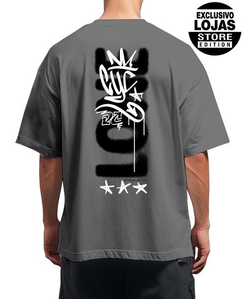 Camisa Cyclone Big Oversized Grafite - GRAFITE