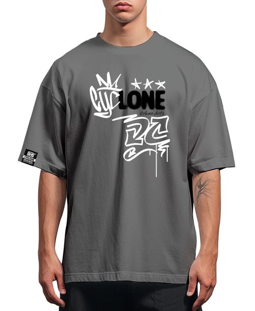 Camisa Cyclone Big Oversized Grafite - GRAFITE