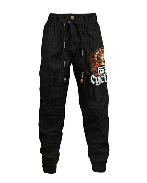(LANÇAMENTO) Calça Cyclone Veludo Relax Faith Style - PRETO