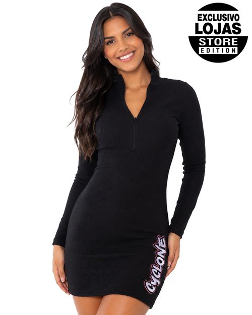 (LANÇAMENTO) Vestido Cyclone Manga Longa