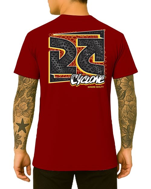 (NOVO) Camisa Cyclone Bold Metal - VERMELHO RUBRO