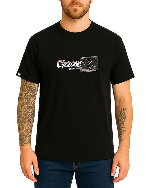 (NOVO) Camisa Cyclone Bold Metal - PRETO