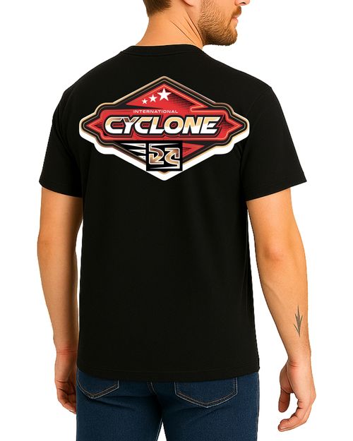 (NOVO) Camisa Cyclone Neon Metal - PRETO