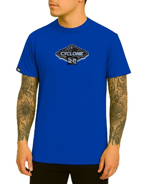 (NOVO) Camisa Cyclone Neon Metal - AZUL FRANÇA