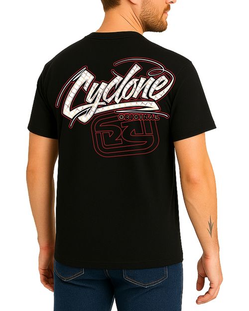 (NOVO) Camisa Cyclone Bolt Metal - PRETO