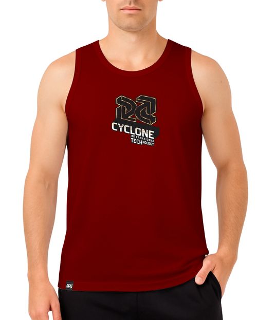 (NOVO) Regata Cyclone 3D Metal - VERMELHO RUBRO