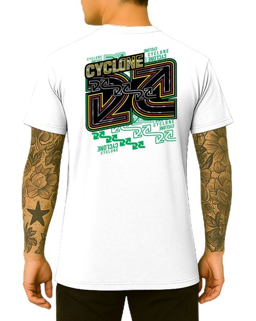 Camisa Cyclone Logo Jamaican Metal
