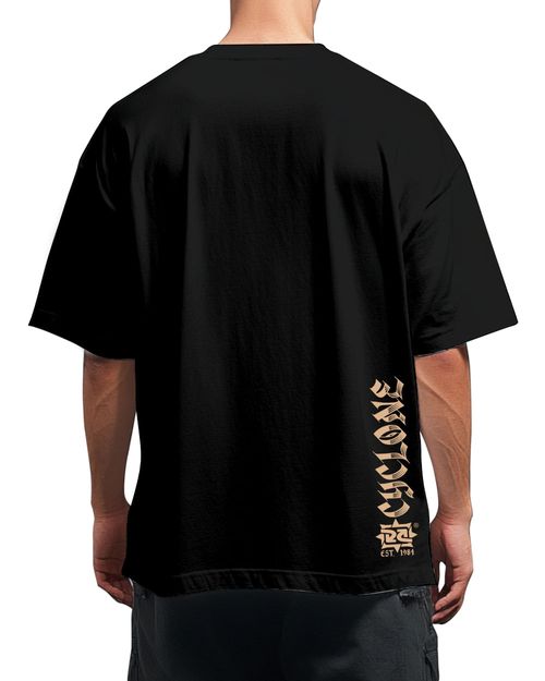 Camisa Cyclone Oversized Gothic - PRETO