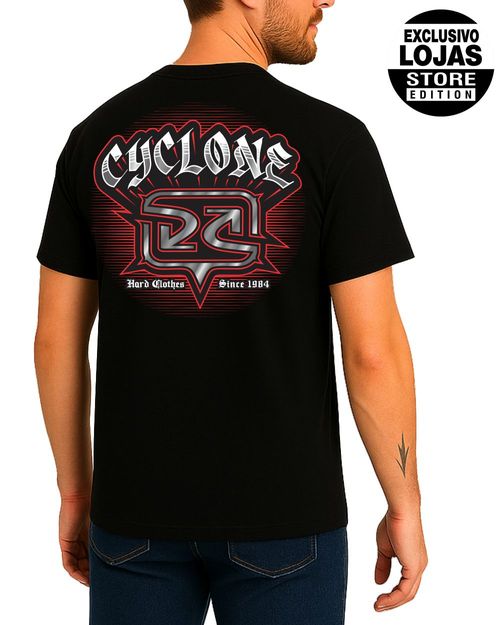 Camisa Cyclone Gothic Metal - PRETO