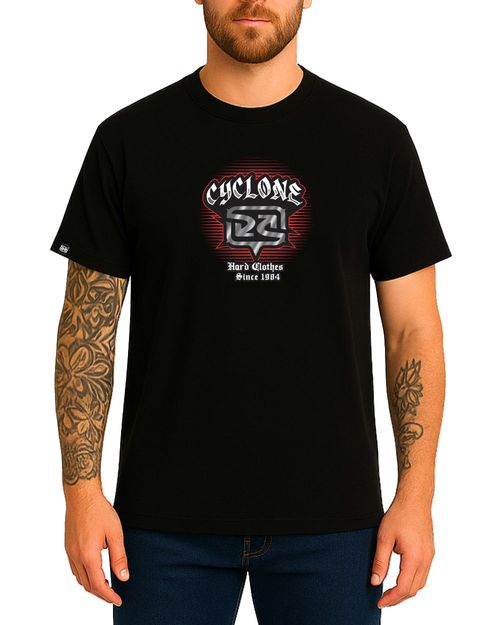 Camisa Cyclone Gothic Metal - PRETO