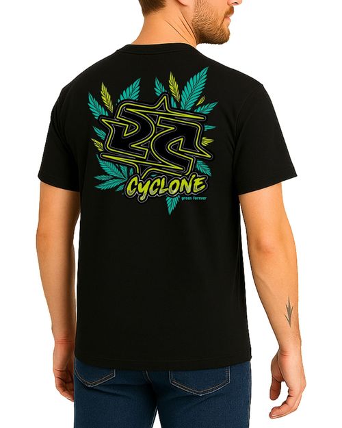 Camisa Cyclone Green Forever Metal - PRETO