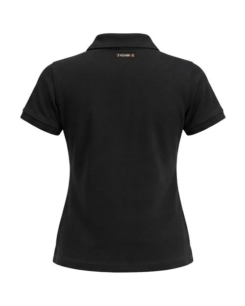 Blusa Cyclone Polo Feminina Stretch Comfort - PRETO