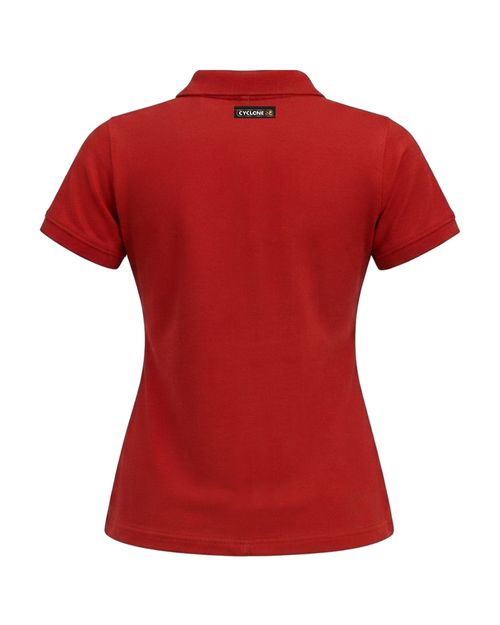 Blusa Cyclone Polo Feminina Stretch Comfort - BORDO