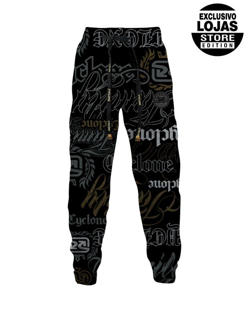 Calça Cyclone Veludo Basic Gothic Letters