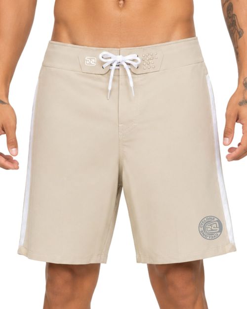 Bermuda Cyclone Água 17" Flex Comfort Surfing - AREIA
