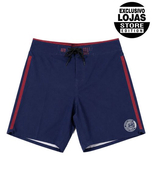 Bermuda Cyclone Água 17" Flex Comfort Surfing - AZUL MARINHO