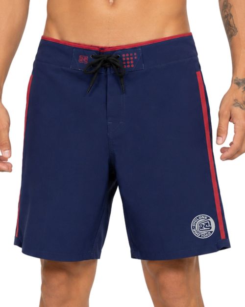 Bermuda Cyclone Água 17" Flex Comfort Surfing - AZUL MARINHO