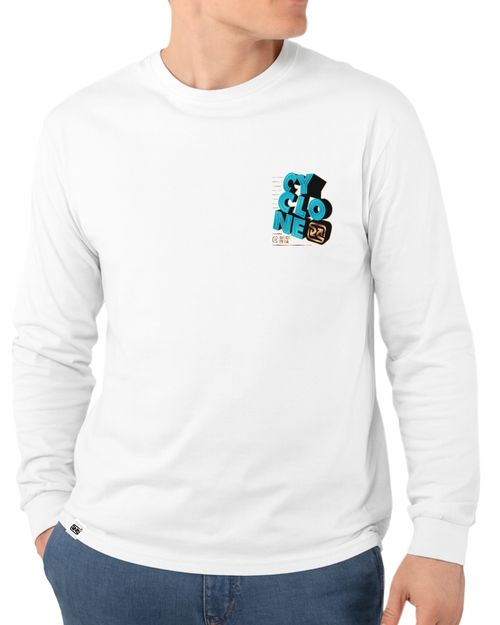 Camisa Cyclone Manga Longa Grime Metal