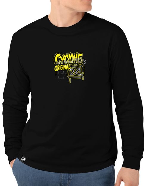 Camisa Cyclone Manga Longa Rawblock Metal