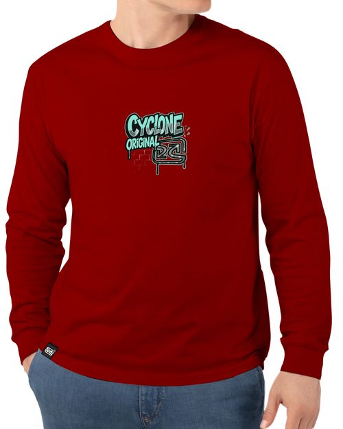 Camisa Cyclone Manga Longa Rawblock Metal