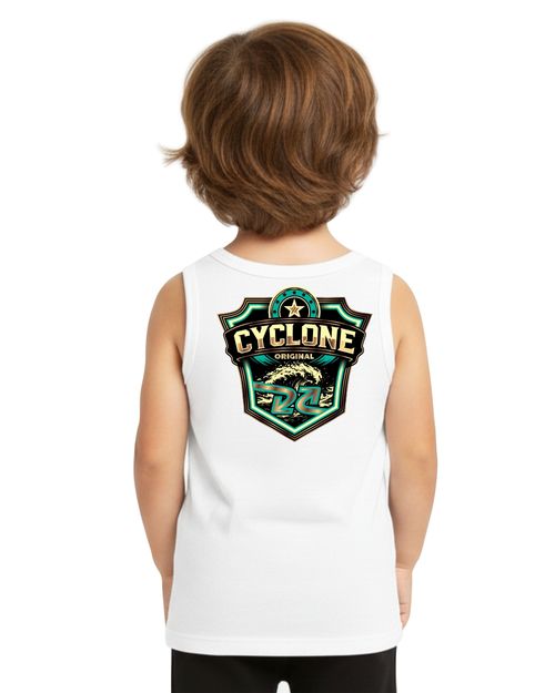 (NOVO) Regata Infantil Cyclone Wave Metal - BRANCO