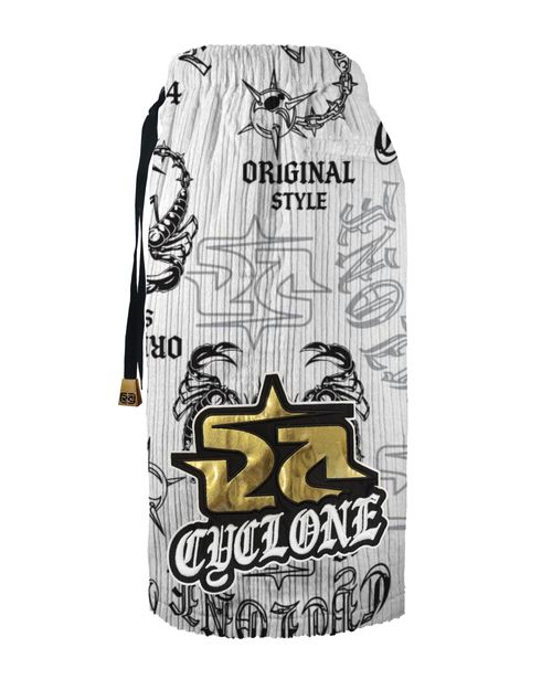 (NOVO) Bermuda Cyclone Veludo Scorpion - BRANCO